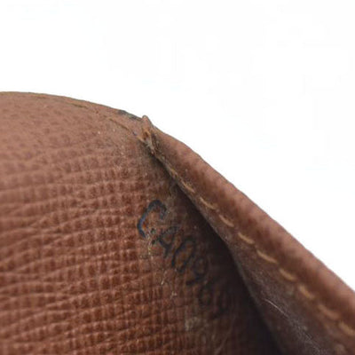 $505  Louis Vuitton Monogram Agenda PM Notebook Cover Brown CA0969