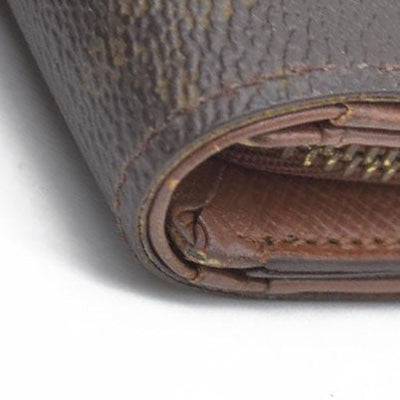 $560 Louis Vuitton Monogram Porte Monnaie Billets Tresor Bifold Wallet RA1906