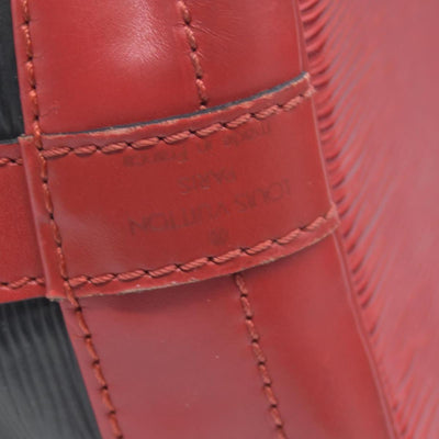 $3350 Louis Vuitton Epi Leather Noe Red and Black CONSIGNMENT