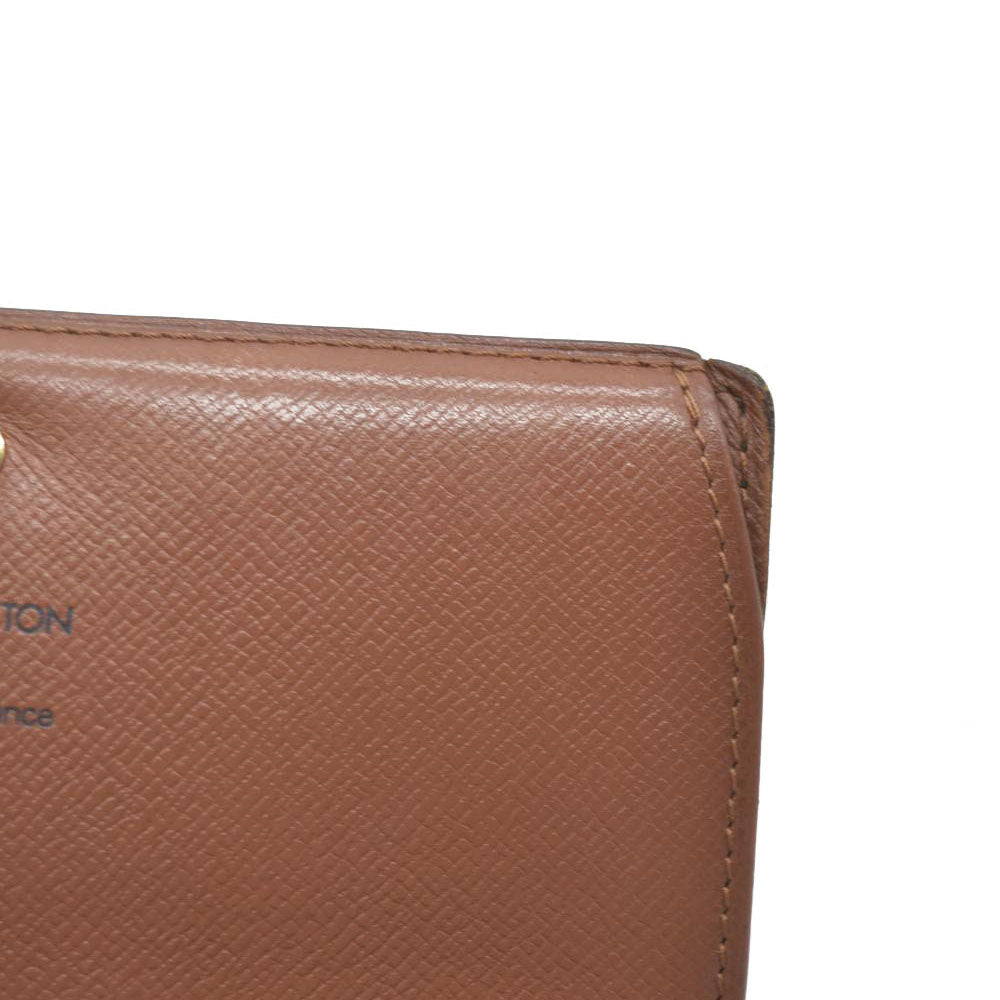 $560 Louis Vuitton Monogram Porte Monnaie Billets Tresor Bifold Wallet RA1906