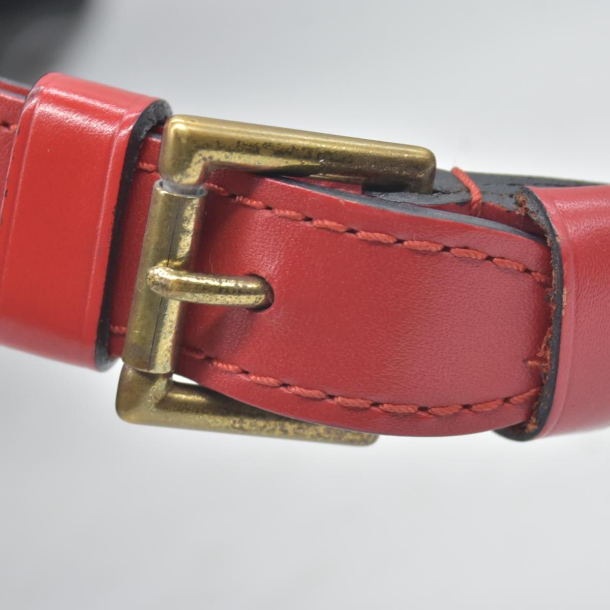 $3350 Louis Vuitton Epi Leather Noe Red and Black CONSIGNMENT