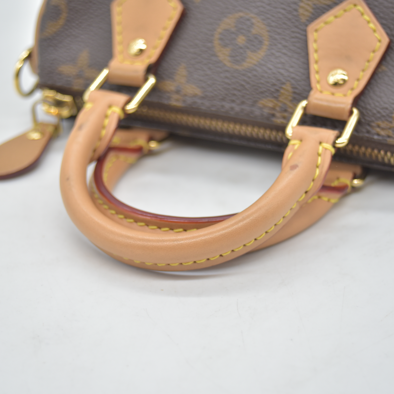 $1960 2022 Louis Vuitton Monogram Nano Speedy Bandouliere TY3212 10020484