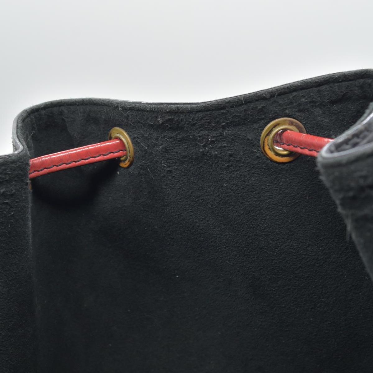 $3350 Louis Vuitton Epi Leather Noe Red and Black CONSIGNMENT