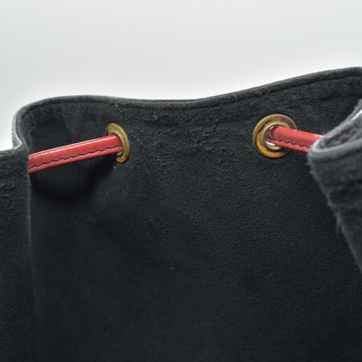 $3350 Louis Vuitton Epi Leather Noe Red and Black CONSIGNMENT