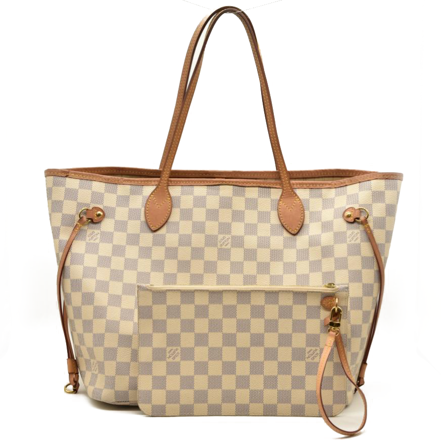 LOUIS VUITTON Damier Azur Neverfull MM AR4220