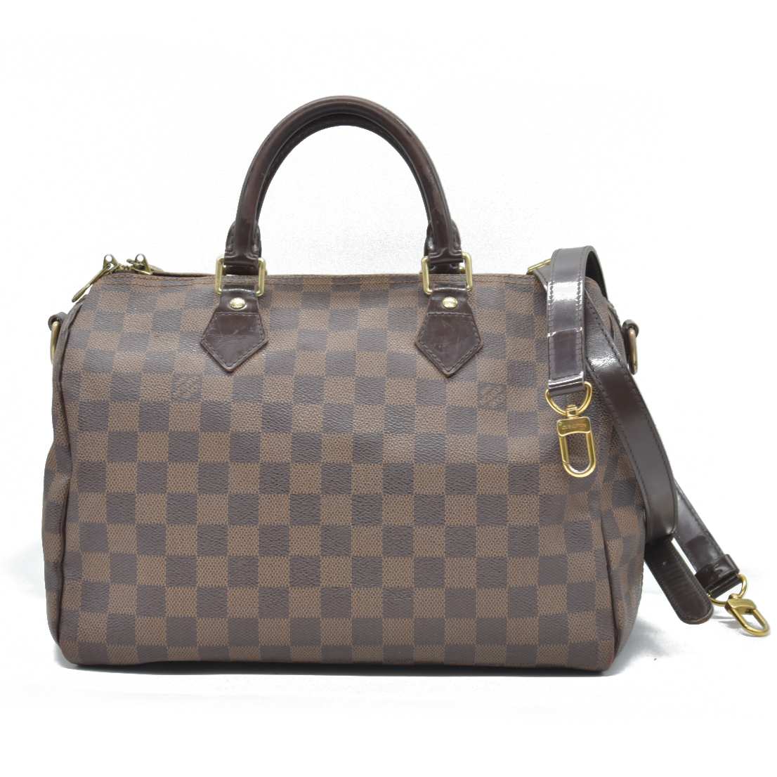 $2040 2012 Louis Vuitton Bandouliere Speedy 30 Damier Ebene SP2182