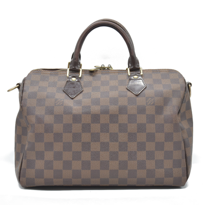 $2040 2012 Louis Vuitton Bandouliere Speedy 30 Damier Ebene SP2182