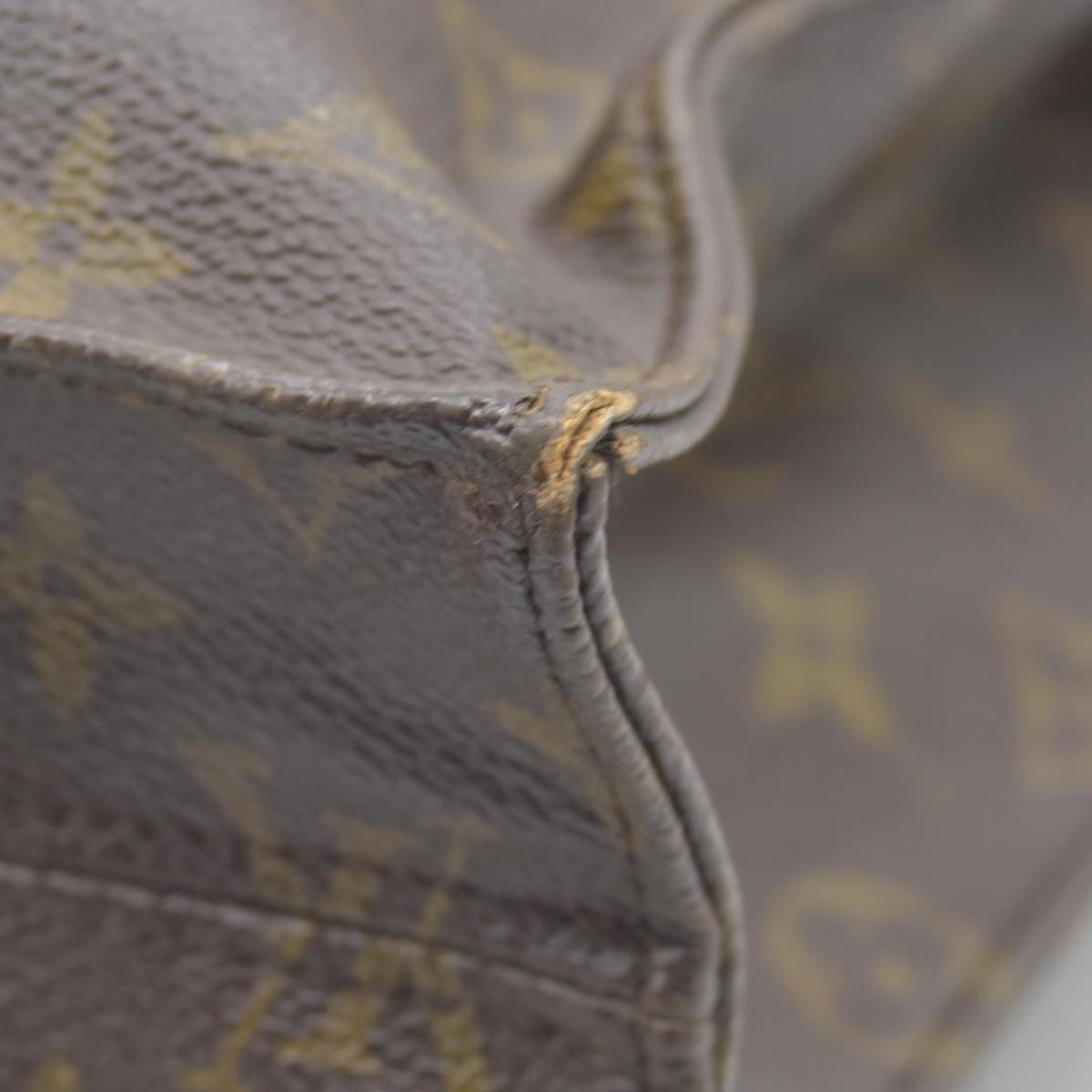 $1340 Louis Vuitton LV Hand Bag Sac Plat Brown Monogram