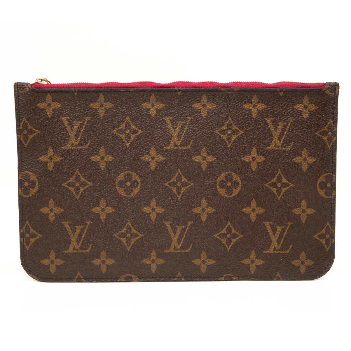 Louis Vuitton Monogram Neverfull MM GM Pochette Pivoine
