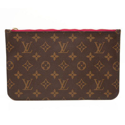 Louis Vuitton Monogram Neverfull MM GM Pochette Pivoine