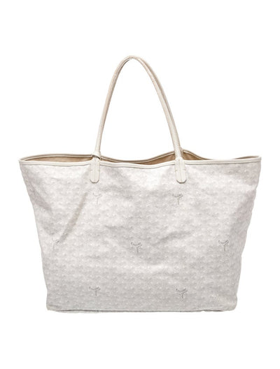 $2080 2015 Goyard St Louis GM Tote White