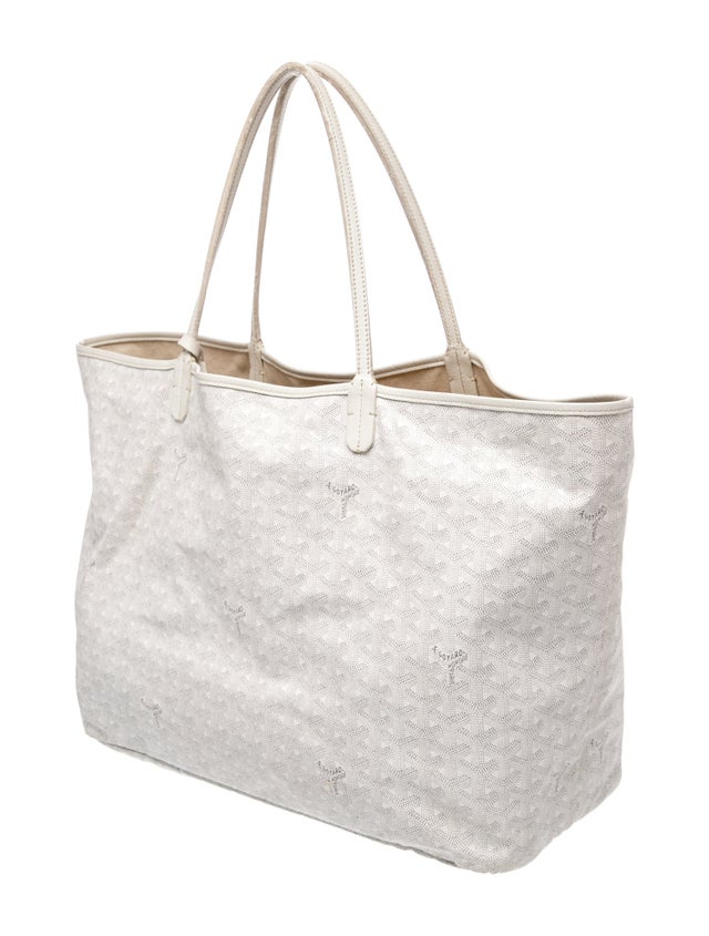 $2080 2015 Goyard St Louis GM Tote White