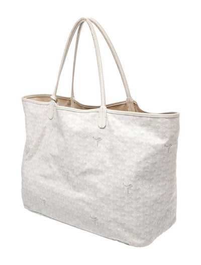$2080 2015 Goyard St Louis GM Tote White