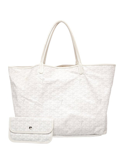 $2080 2015 Goyard St Louis GM Tote White