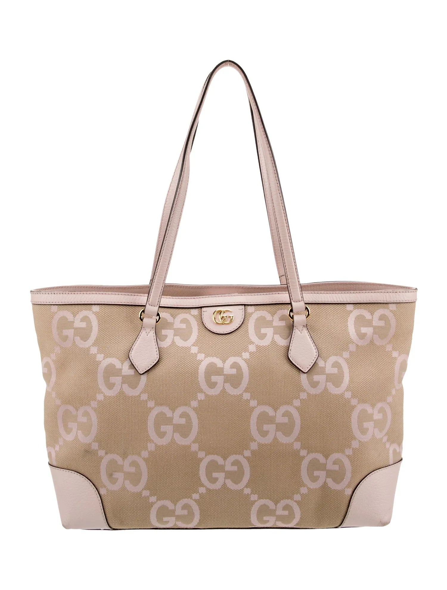 $1820 Gucci Jumbo GG Canvas Ophidia Large Shopping Tote