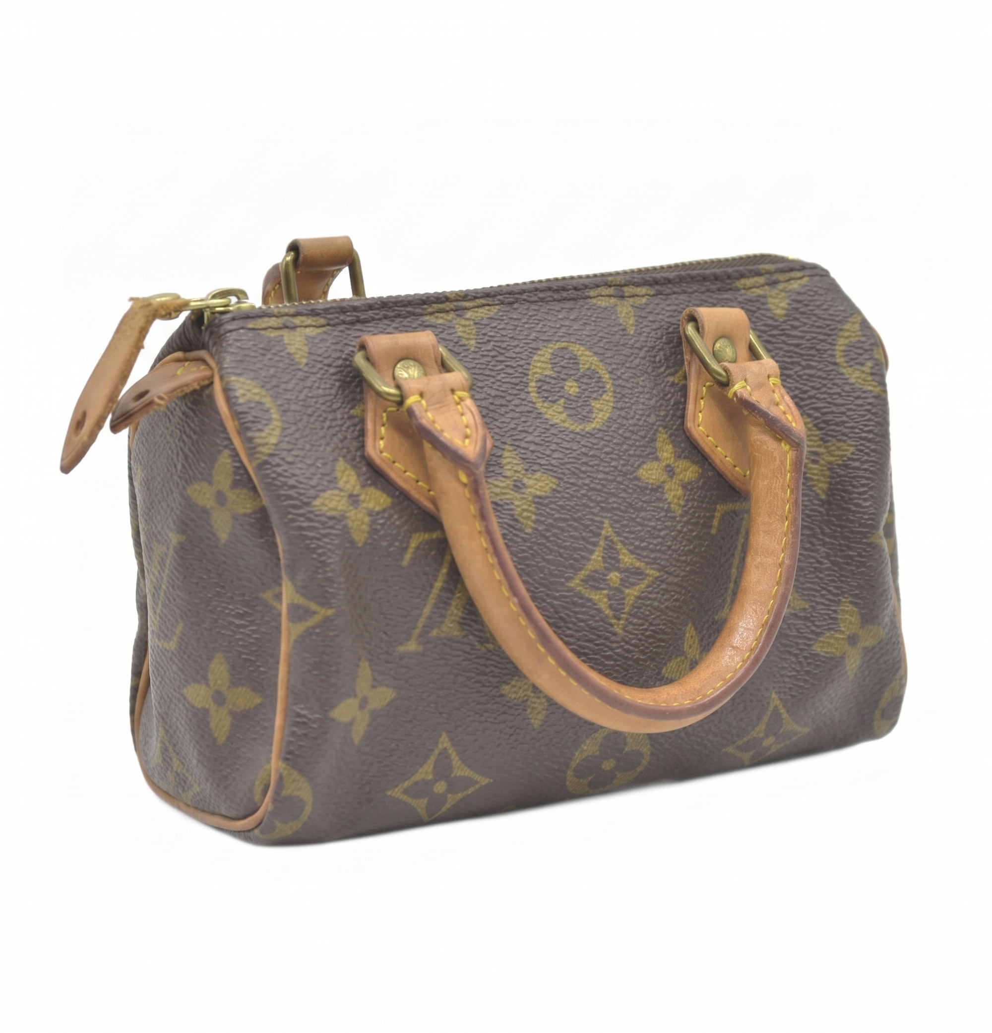 $1800 1992 Louis Vuitton Monogram Mini Speedy Hand Bag TH0942 CONSIGNMENT
