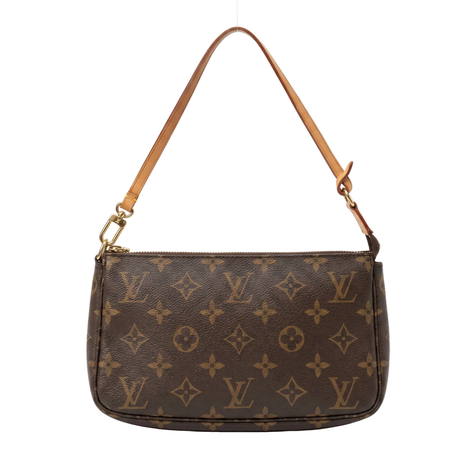 $1290 1998 Louis Vuitton LV Pochette Accessoires Brown Monogram SL1928