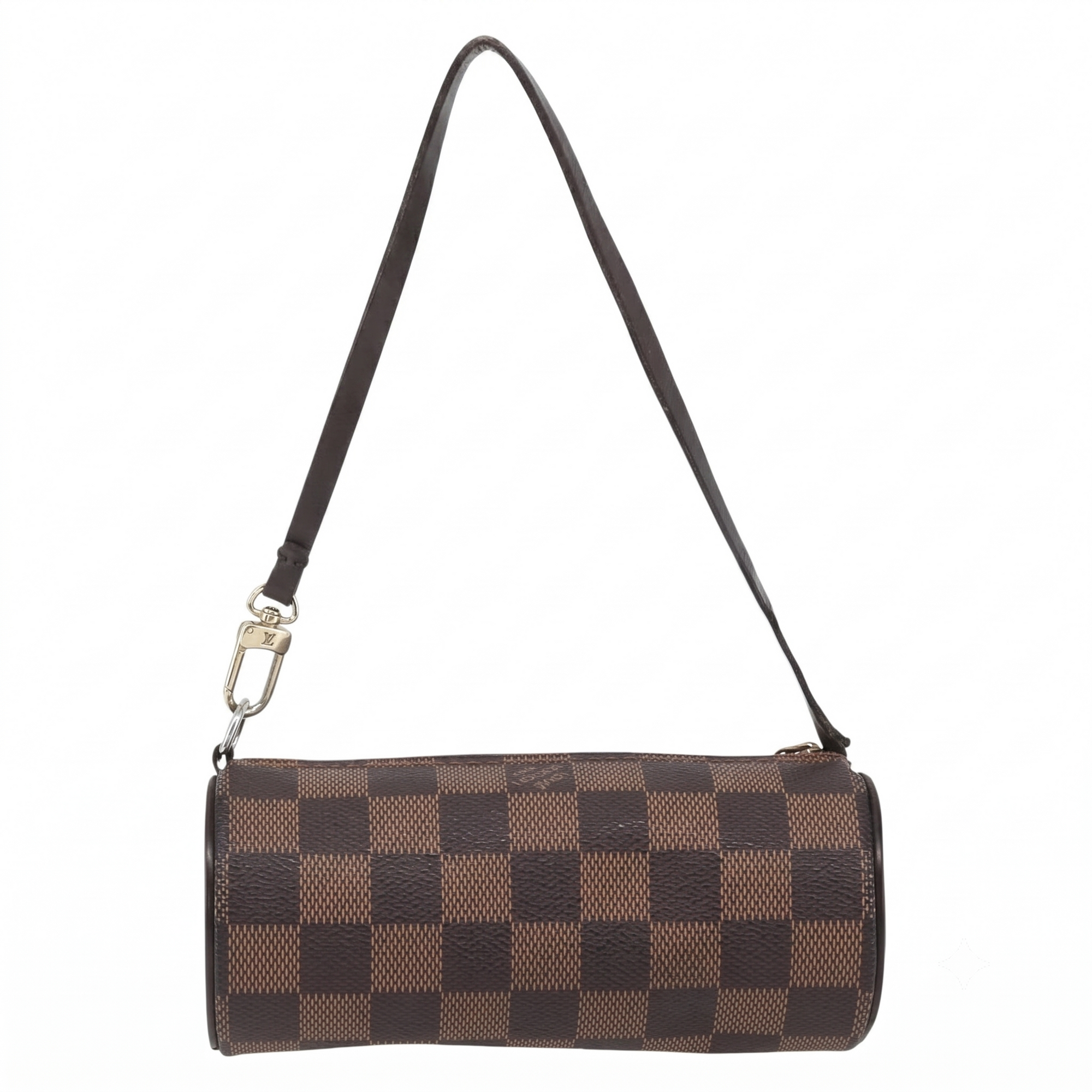 $1560 LOUIS VUITTON Damier Ebene Papillon Pochette VINTAGE