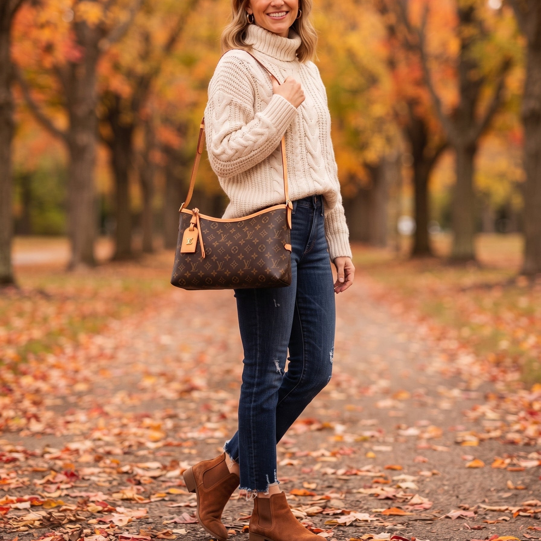 $2700 Louis Vuitton Monogram CarryAll East West RFID 10021155