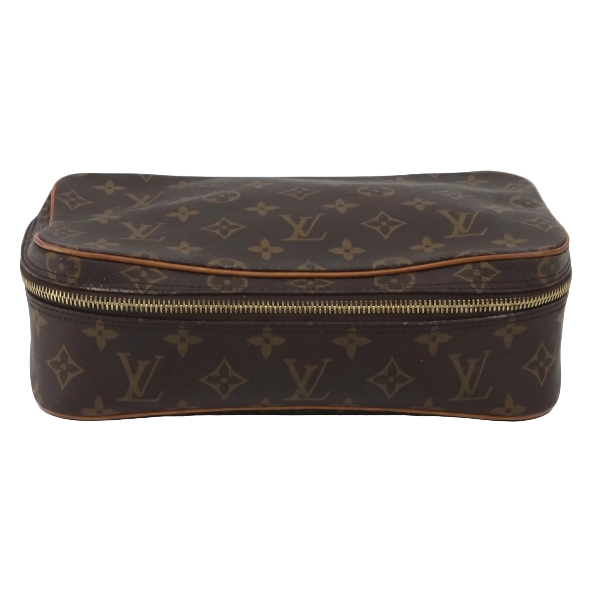 $700 1992 LOUIS VUITTON Monogram Trousse Boite Cosmetic Pouch NO1902