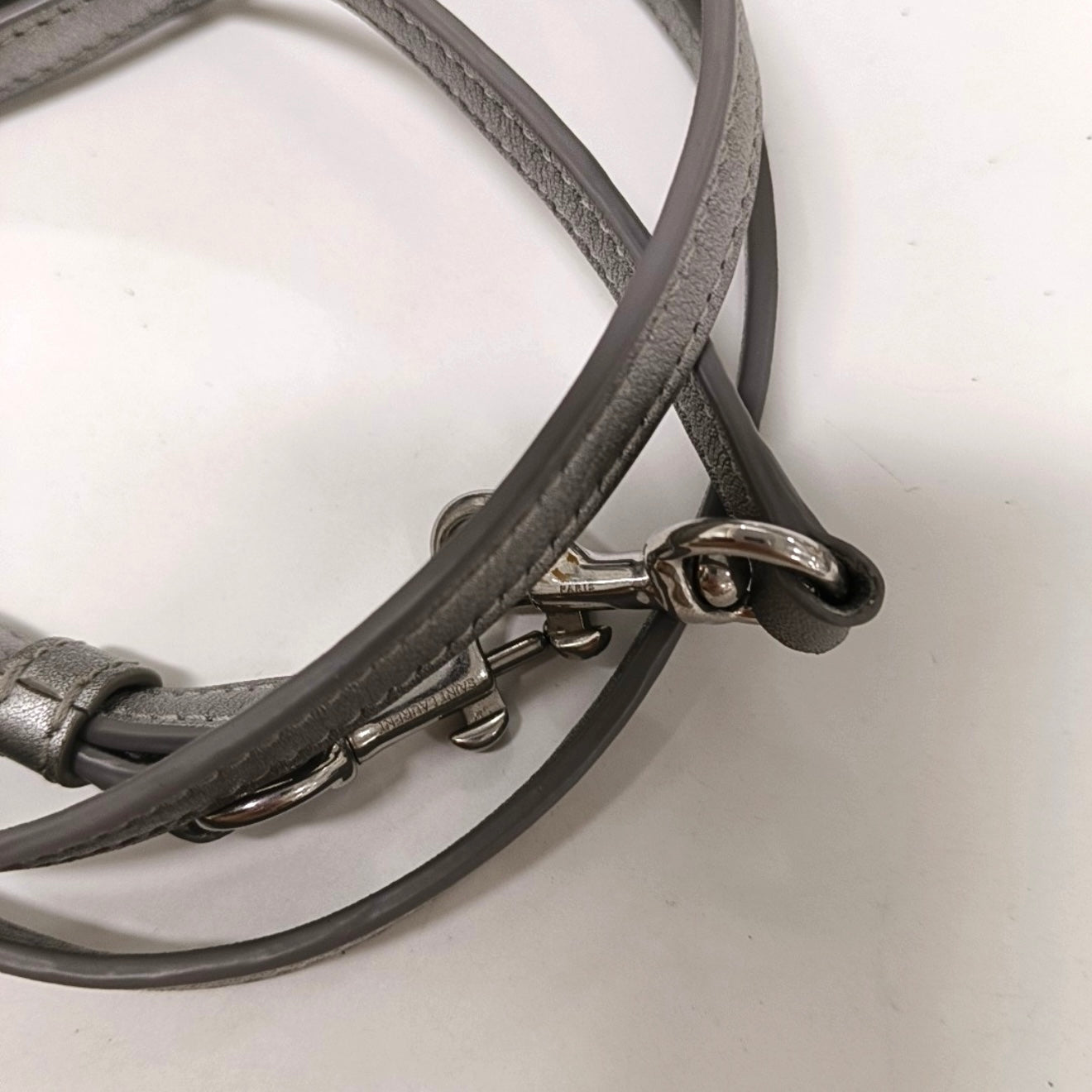 PRE-ORDER Saint Laurent  Calfskin Y Quilted Monogram Toy Loulou Chain Satchel Silver