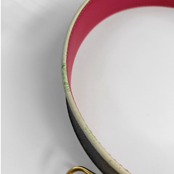 Louis Vuitton  Monogram Bandouliere Shoulder Strap Hot Pink