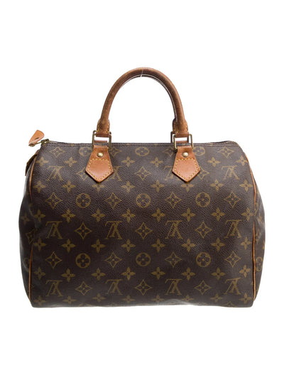 $1660 Louis Vuitton Monogram Speedy 30