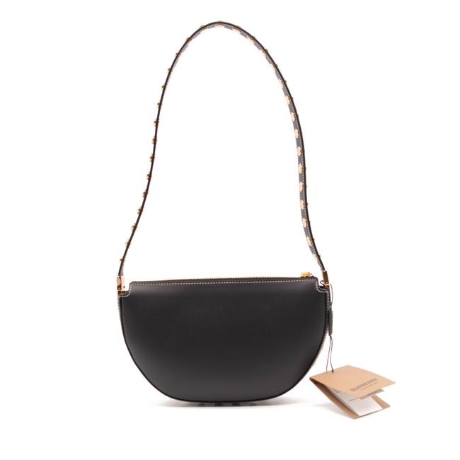 NEW Burberry Mini Olympia Studded Black Leather Shoulder Bag