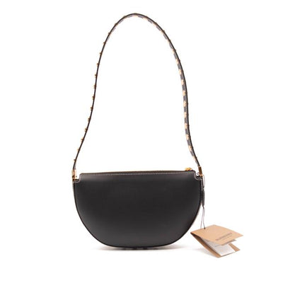 NEW Burberry Mini Olympia Studded Black Leather Shoulder Bag