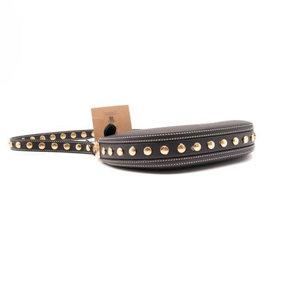 NEW Burberry Mini Olympia Studded Black Leather Shoulder Bag