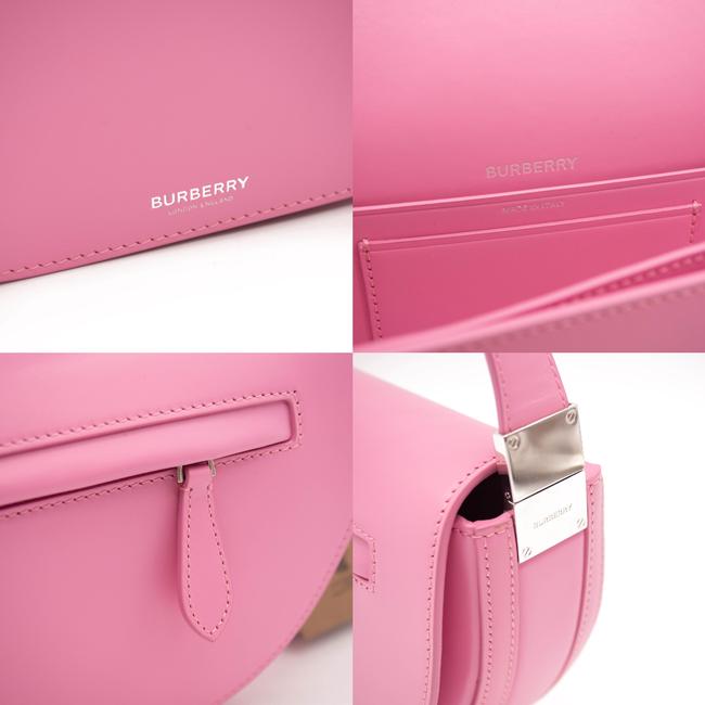 NEW Burberry Small Olympia Primrose Pink Leather Shoulder Bag