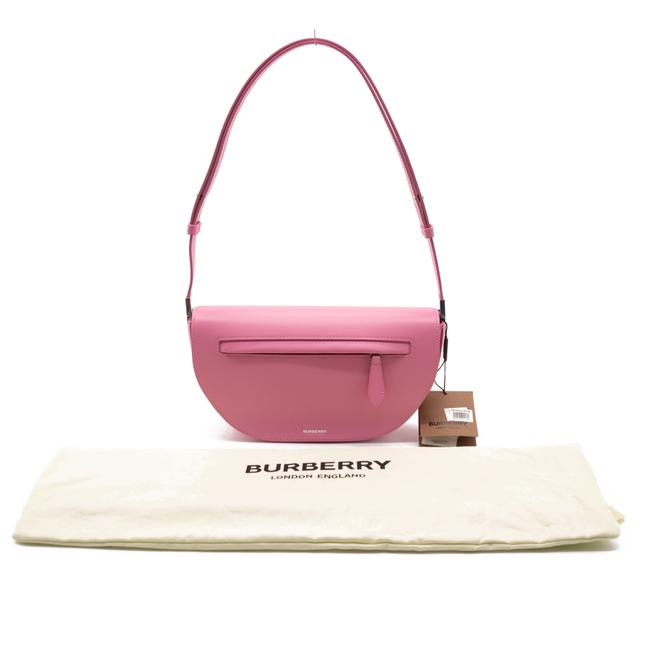 NEW Burberry Small Olympia Primrose Pink Leather Shoulder Bag