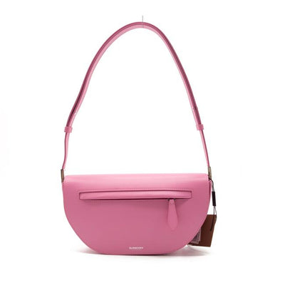 NEW Burberry Small Olympia Primrose Pink Leather Shoulder Bag