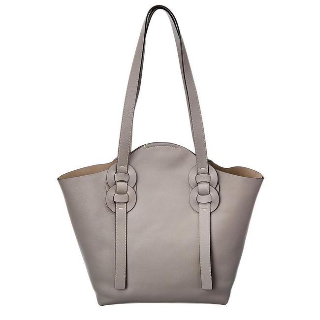 NEW Chloe Darryl Medium Motty Grey Leather Tote