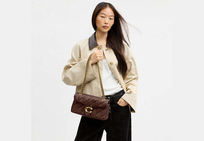 $575 Tabby Shoulder Bag 26 With Pillow Quilting Maple CONSIGNMENT