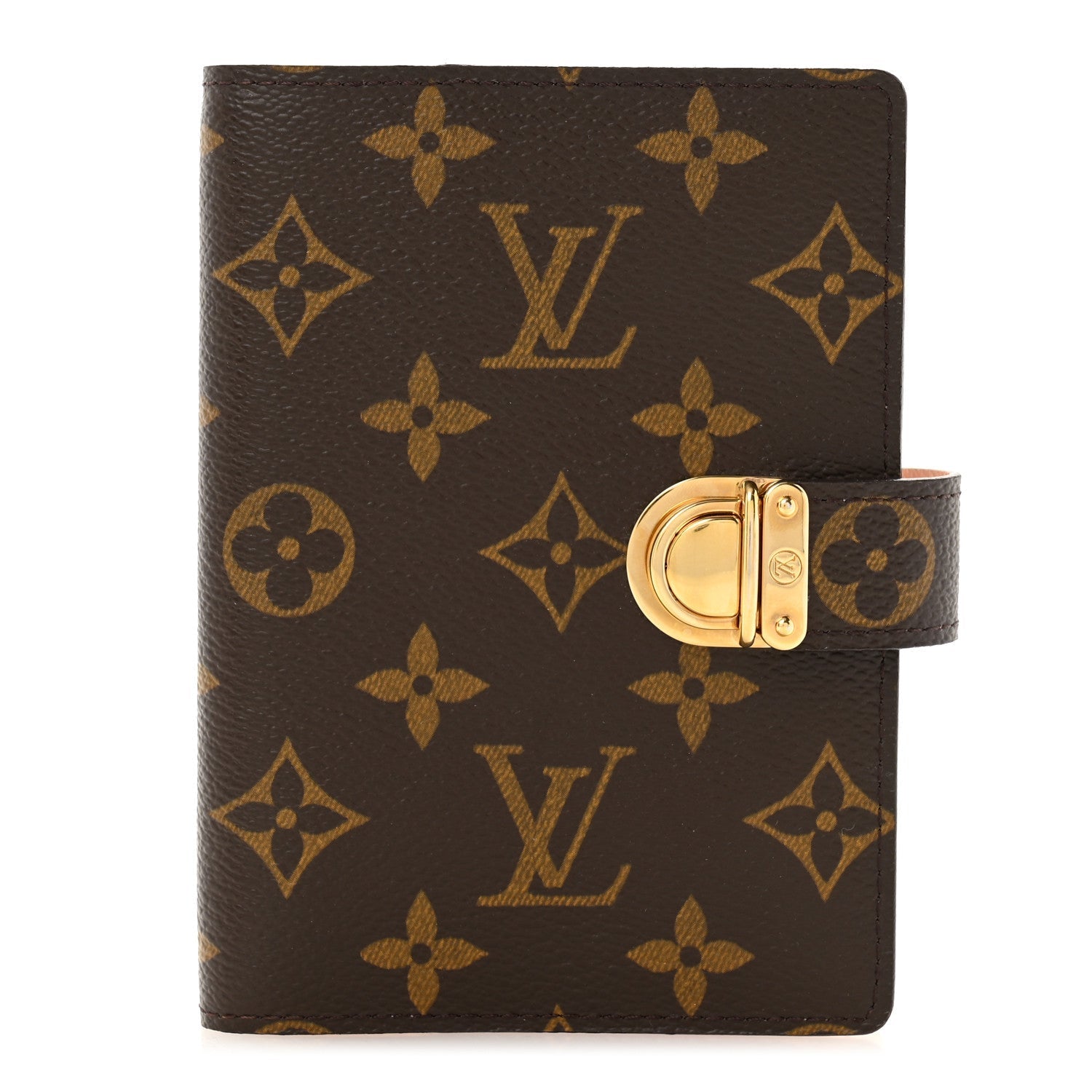 $650 2006 LOUIS VUITTON Monogram Koala Small Ring Agenda Cover Rose CA0076