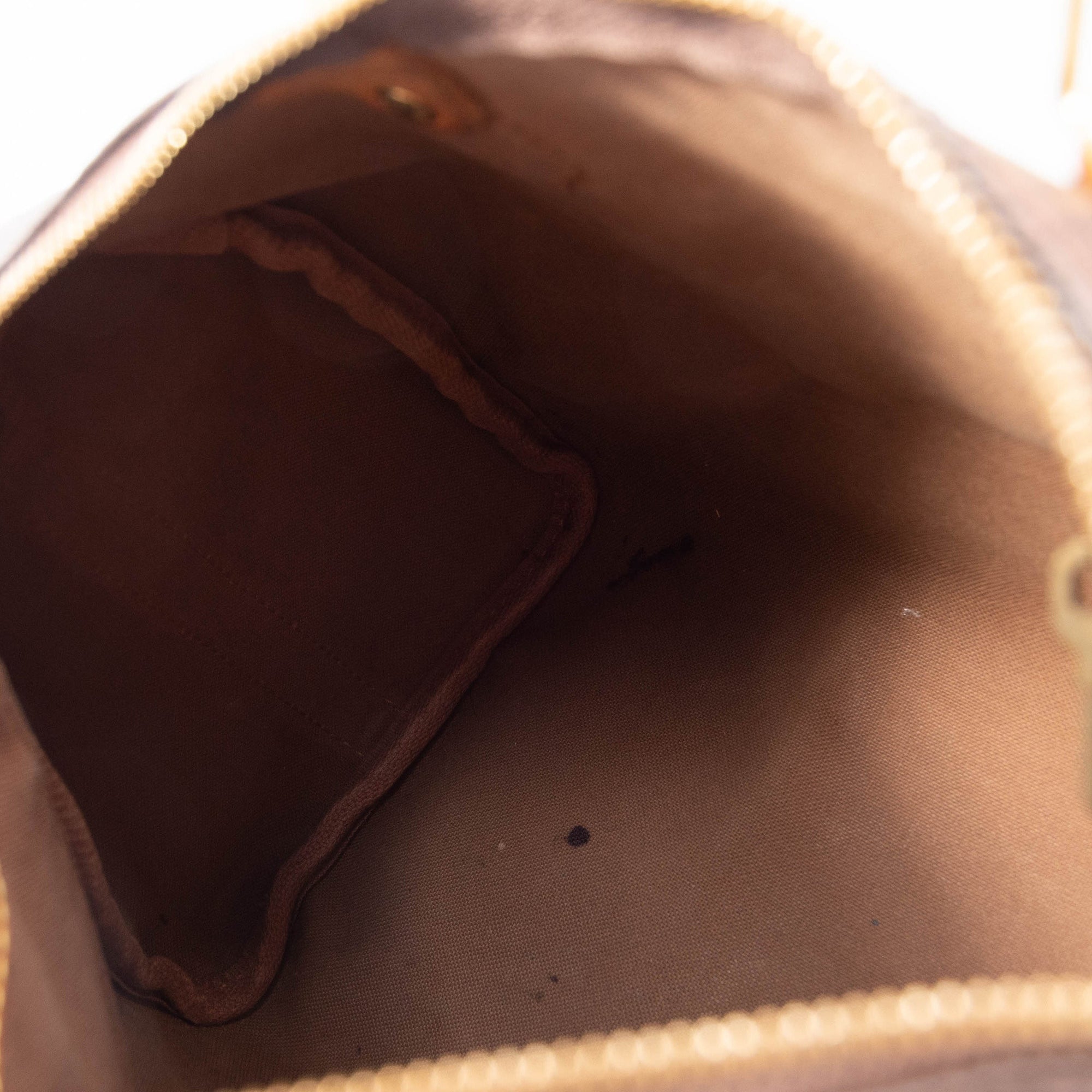 Louis Vuitton Speedy Bandouliere 25 Brown Monogram Canvas Satchel