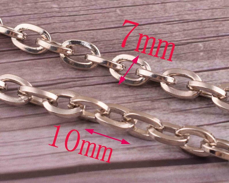 Silver Shoulder Strap 43 inches