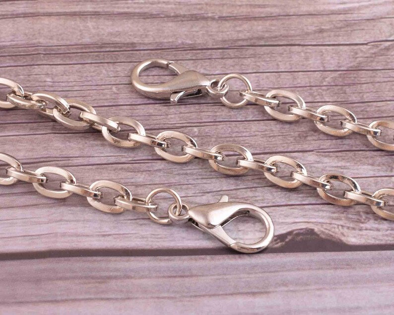 Silver Shoulder Strap 43 inches