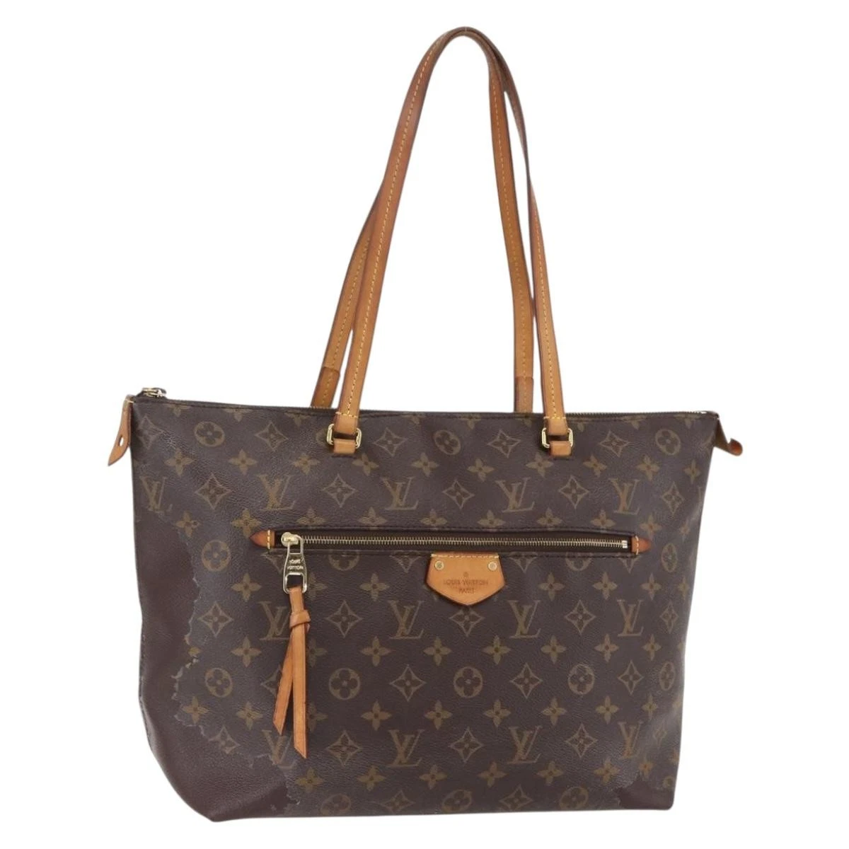 $1490 2016 LOUIS VUITTON Monogram Iena MM Tote Bag FL4166