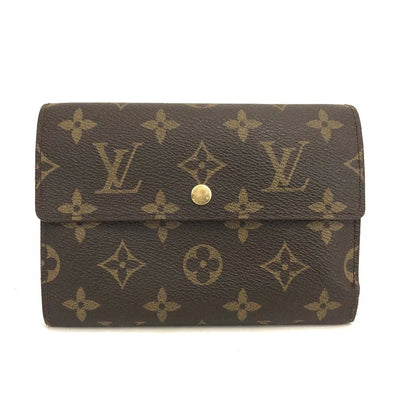 Louis Vuitton Monogram Porte Tresor Etui Papiers Trifold Wallet SP0385
