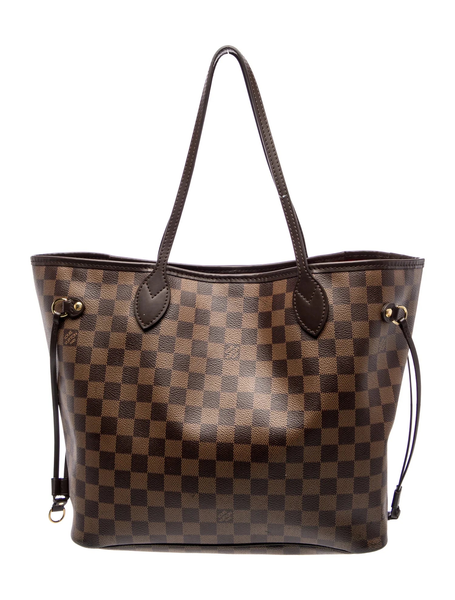 $2240 2020 Louis Vuitton Damier Ebene Neverfull MM with Pouch