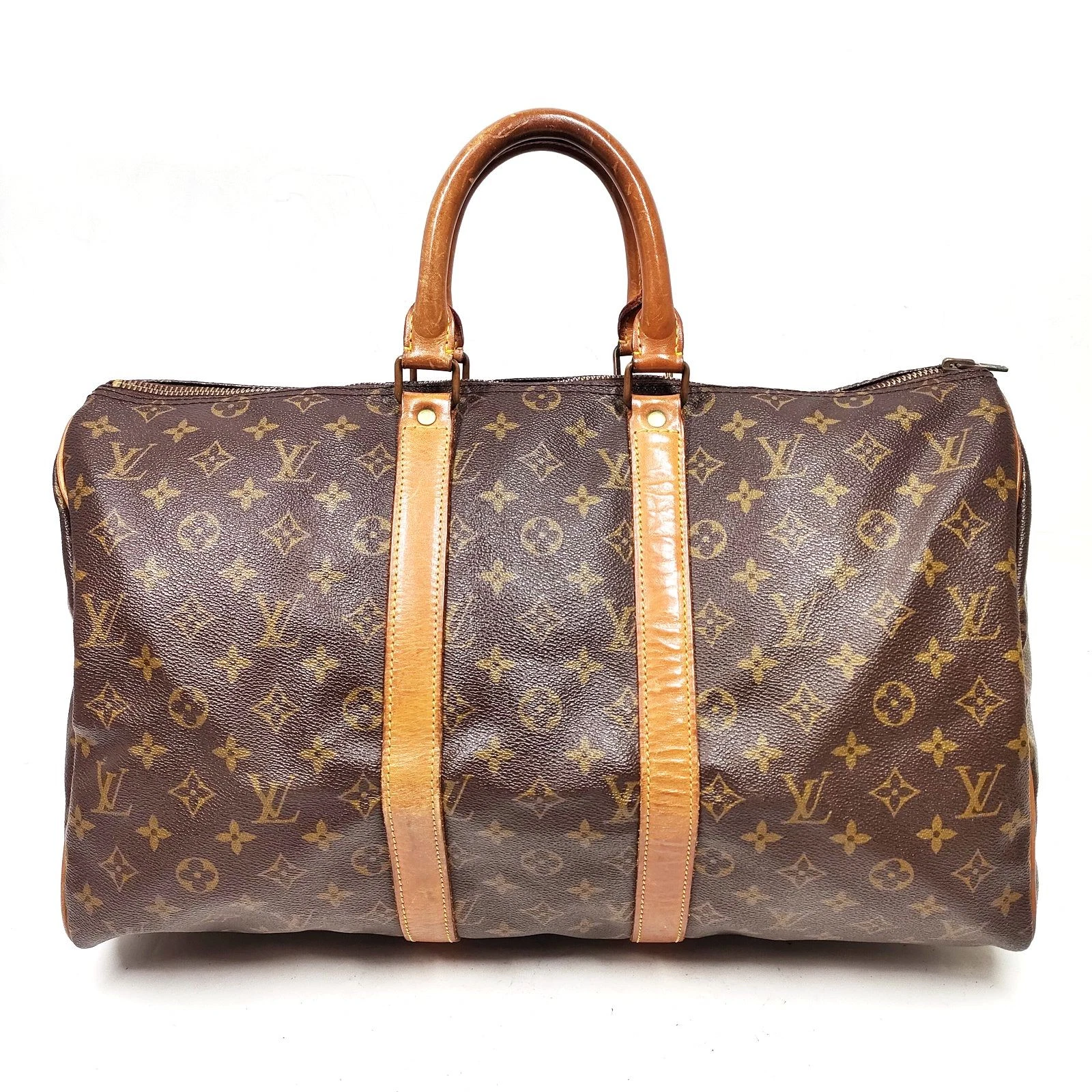 $1440 1982 Louis Vuitton Monogram Keepall 45 SA822