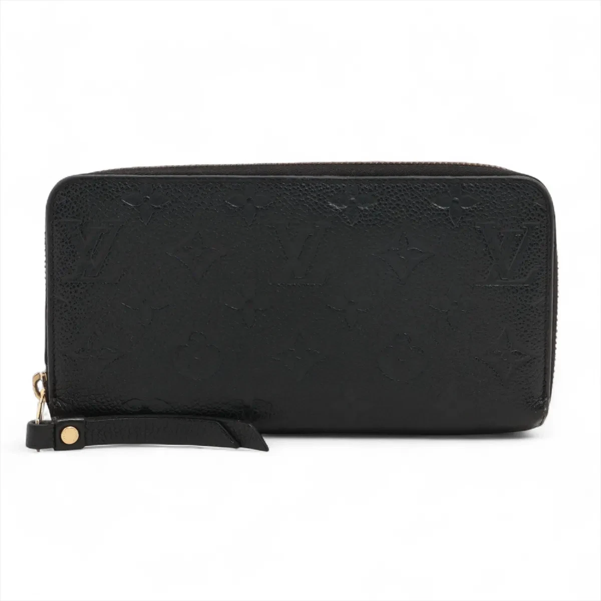 $1170 Louis Vuitton Empreinte Zippy Wallet M61864 Noir Zip Round Wallet
