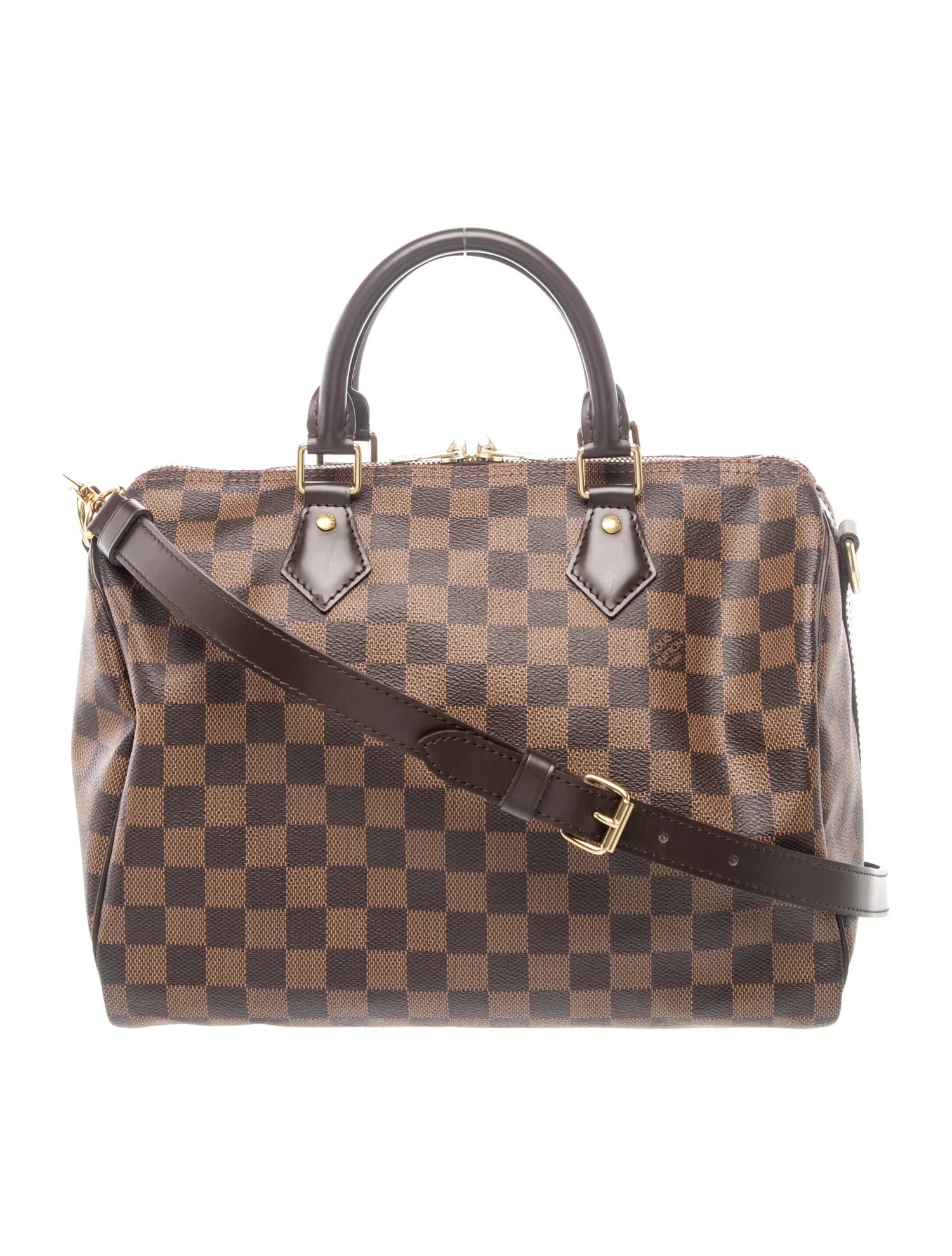 $2040 2014 Louis Vuitton  Damier Ebene Speedy Bandouliere 30