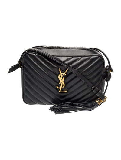 $1710 Saint Laurent Chevron Lou Camera Medium