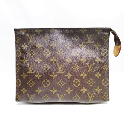 $760 1995 Louis Vuitton Toiletry 26 Brown Monogram TH8905