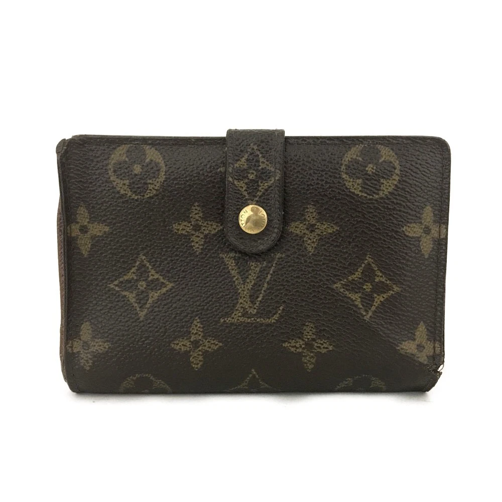 $560 Louis Vuitton Monogram Porte Monnaie Billets Viennois Bifold Wallet MI0012 10019617