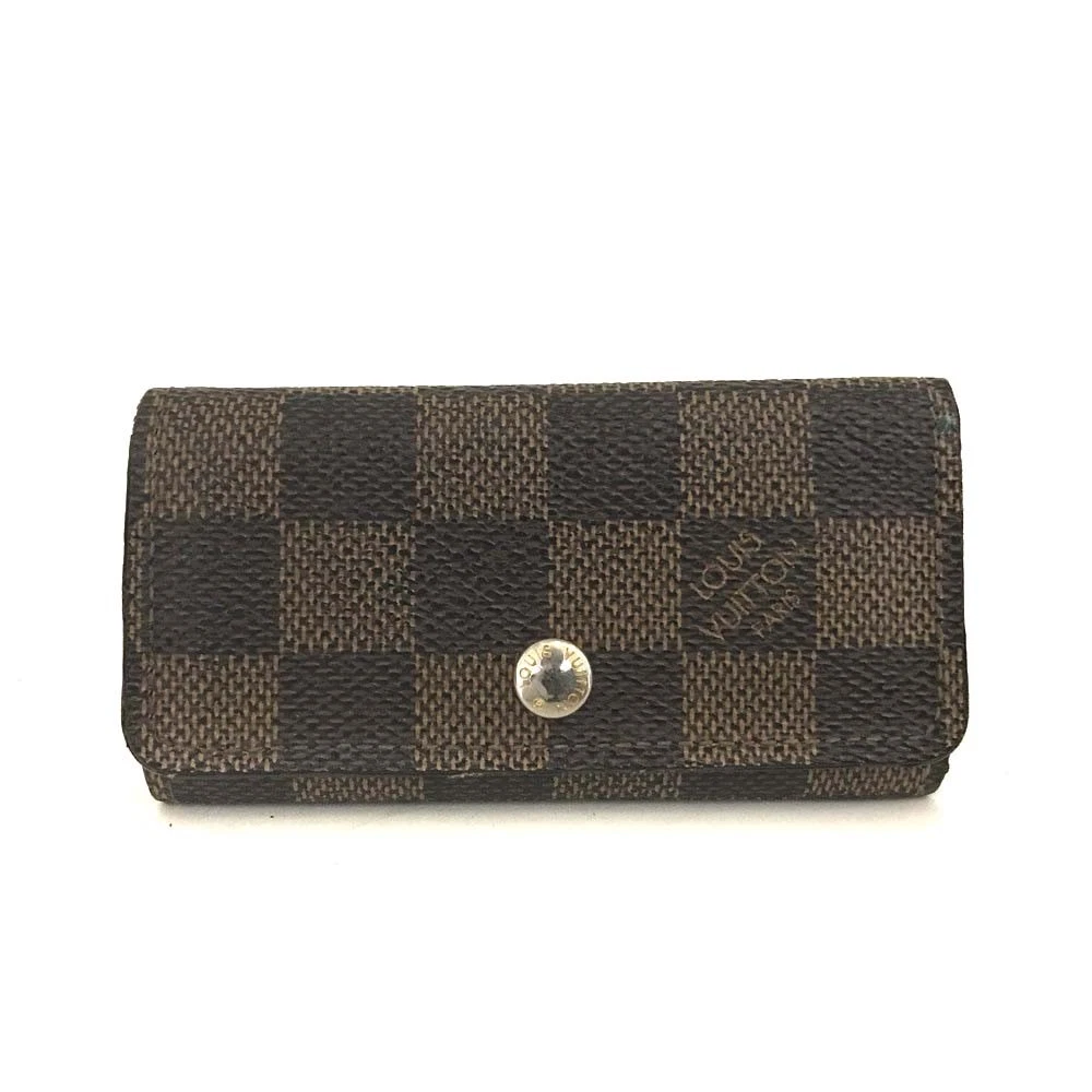 $345 2012 Louis Vuitton Damier Ebene Multicles 4 Key Holder CT1162