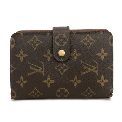 Louis Vuitton Monogram Porte Papier Zippe Bifold Wallet Brown SP0083